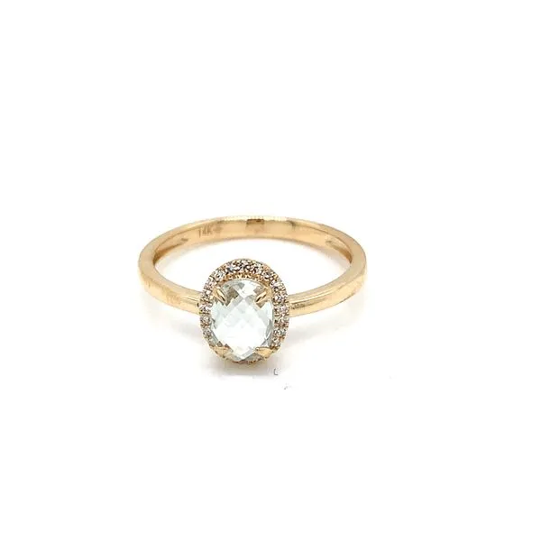 Colored Stone Ring in 14 Karat Yellow Gold 1.53 Grams Tzfasman Jewelers Brooklyn, NY