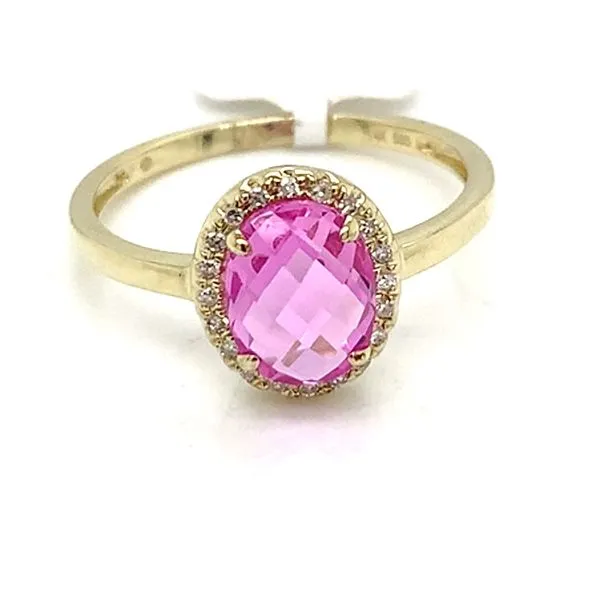 Colored Stone Ring in 14 Karat Yellow Gold 1.49 Grams Tzfasman Jewelers Brooklyn, NY
