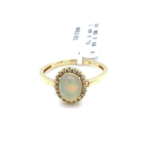Colored Stone Ring in 14 Karat Yellow Gold 1.83 Grams