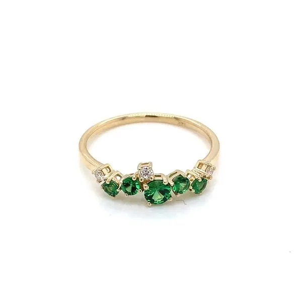 Colored Stone Ring in 14 Karat Yellow Gold 1.44 Gram Tzfasman Jewelers Brooklyn, NY
