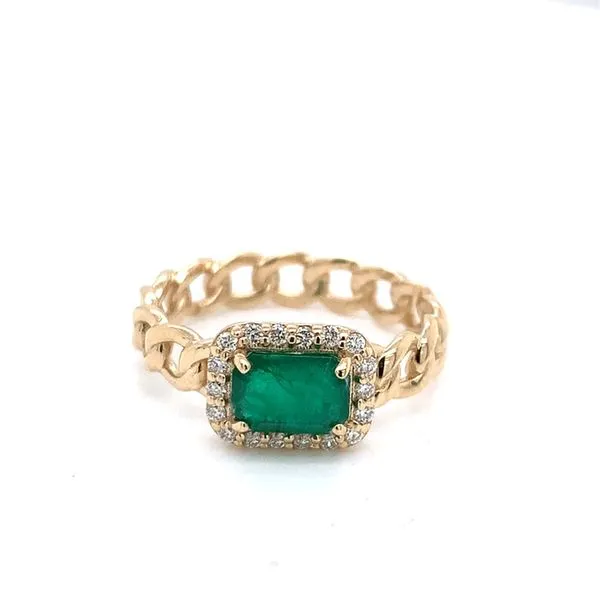 Colored Stone Ring in 14 Karat Yellow Gold Tzfasman Jewelers Brooklyn, NY