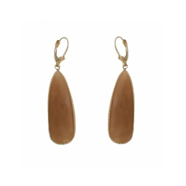 Colored Stone Earrings in 14 Karat Yellow Gold similar item image