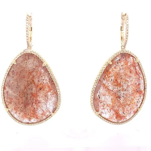 Colored Stone Earrings in 14 Karat Yellow Gold similar item image