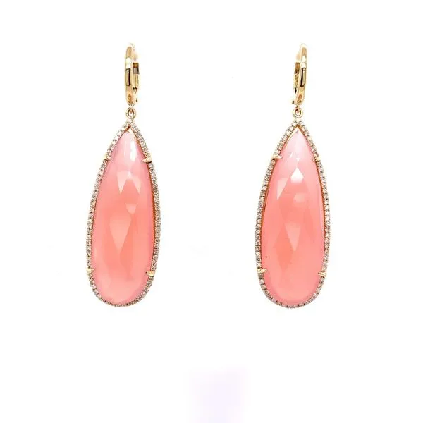 Colored Stone Earrings in 14 Karat Yellow Gold Tzfasman Jewelers Brooklyn, NY