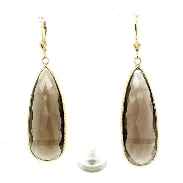 Colored Stone Earrings in 18 Karat Yellow Gold Tzfasman Jewelers Brooklyn, NY