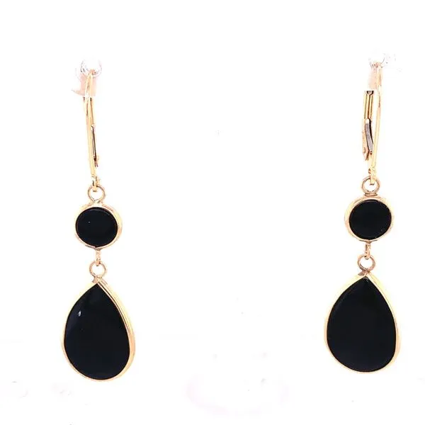 Colored Stone Earrings in 14 Karat Yellow Gold Tzfasman Jewelers Brooklyn, NY