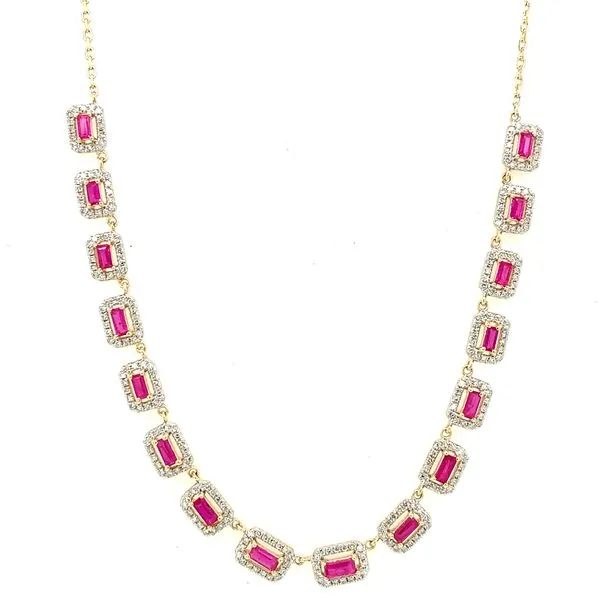 Colored Stone Necklace Tzfasman Jewelers Brooklyn, NY