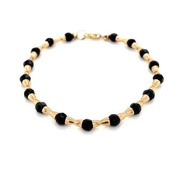 Colored Stone Bracelets in 14 Karat Yellow Gold similar item image