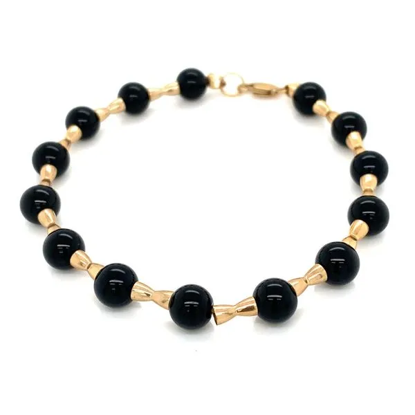 Colored Stone Bracelets in 14 Karat Yellow Gold similar item image