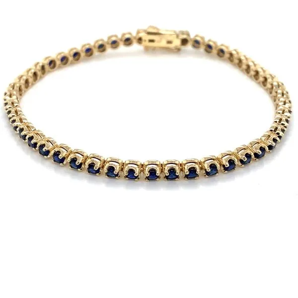Colored Stone Bracelets in 14 Karat Yellow Gold Tzfasman Jewelers Brooklyn, NY