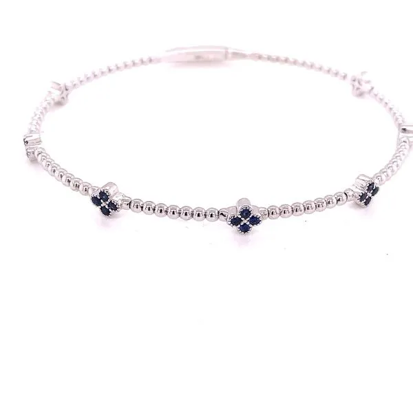 Colored Stone Bracelets in 14 Karat White Gold Tzfasman Jewelers Brooklyn, NY