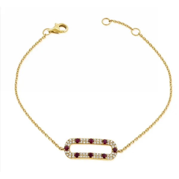 Colored Stone Bracelets in 14 Karat Yellow Gold Tzfasman Jewelers Brooklyn, NY