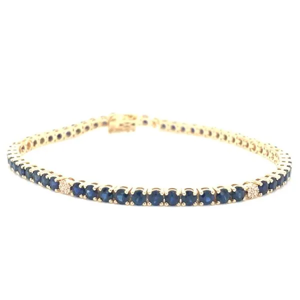 Colored Stone Bracelets in 14 Karat Yellow Gold 10.46 Grams Tzfasman Jewelers Brooklyn, NY