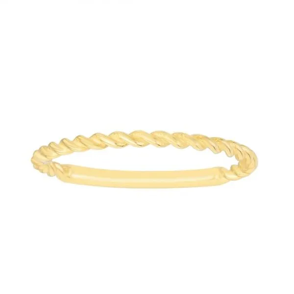 Gold Ring in 14 Karat Yellow Gold 1.12 Grams Tzfasman Jewelers Brooklyn, NY