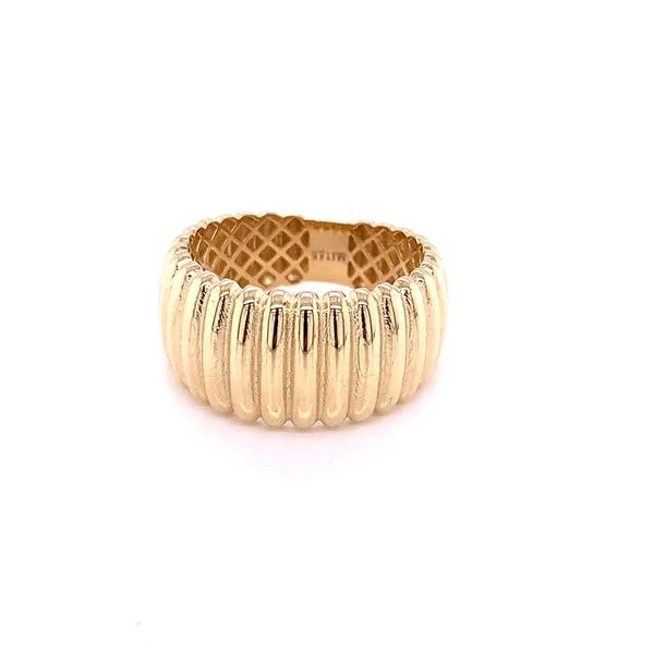 Gold Ring in 14 Karat Yellow Gold 3.6 Grams Tzfasman Jewelers Brooklyn, NY