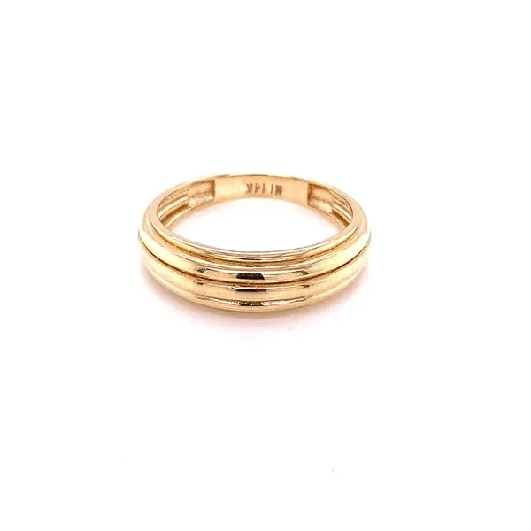 Gold Ring in 14 Karat Yellow Gold 2.7 Grams Tzfasman Jewelers Brooklyn, NY