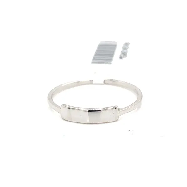 Gold Ring in 14 Karat White Gold 0.9 Grams Tzfasman Jewelers Brooklyn, NY