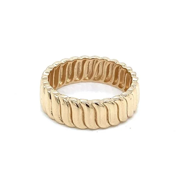 Gold Ring in 14 Karat Yellow Gold 4.8 Grams Tzfasman Jewelers Brooklyn, NY
