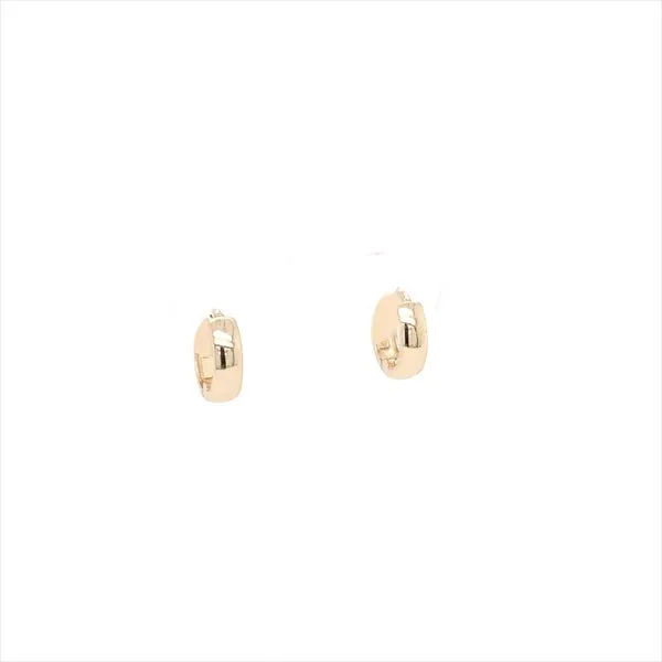 Gold Earrings in 14 Karat Yellow Gold 0.8 Grams similar item image