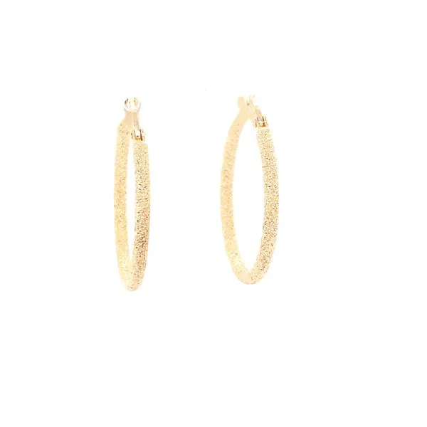 Gold Earrings in 14 Karat Yellow Gold 1.6 Grams similar item image