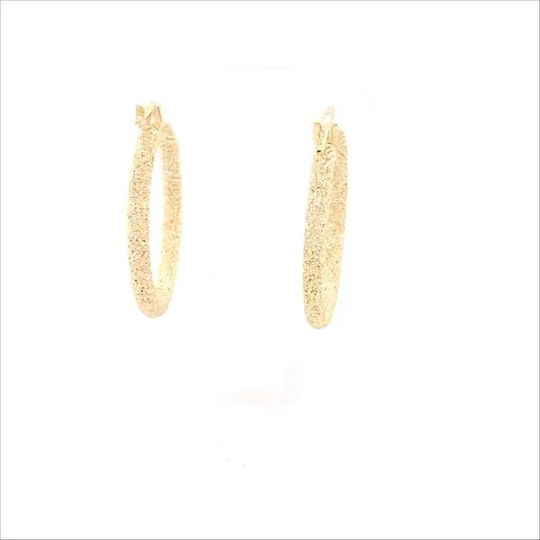 Gold Earrings in 14 Karat Yellow Gold 1.3 Grams Tzfasman Jewelers Brooklyn, NY