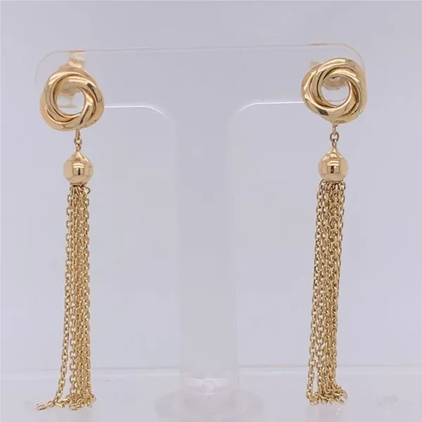 Gold Earrings in 14 Karat Yellow Gold 2.9 Grams similar item image