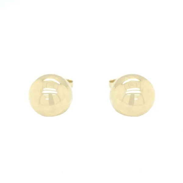 Gold Earrings in 14 Karat Yellow Gold 4 Grams Tzfasman Jewelers Brooklyn, NY