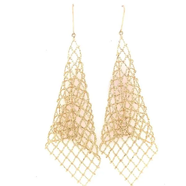 Gold Earrings in 18 Karat Yellow Gold 8.2 Grams Tzfasman Jewelers Brooklyn, NY