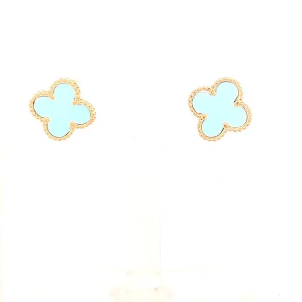 Gold Earrings in 14 Karat Yellow Gold Tzfasman Jewelers Brooklyn, NY