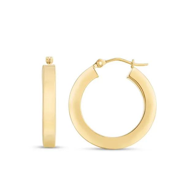 Gold Earrings in 14 Karat Yellow Gold 2.65 Grams Tzfasman Jewelers Brooklyn, NY