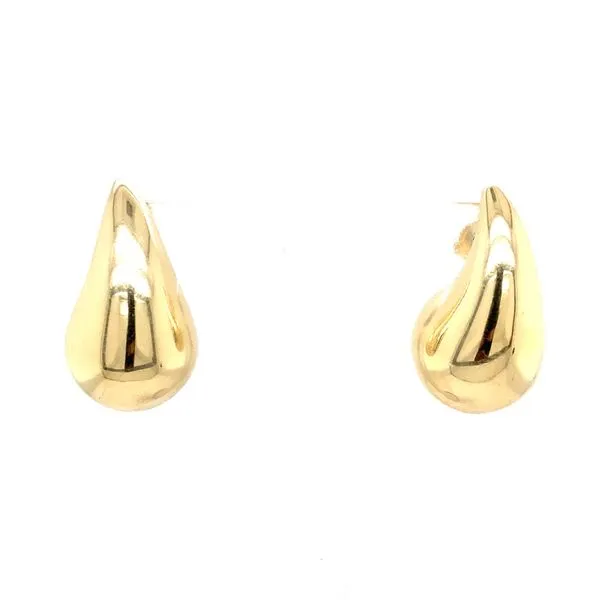 Gold Earrings in 14 Karat Yellow Gold 3.9 Grams Tzfasman Jewelers Brooklyn, NY