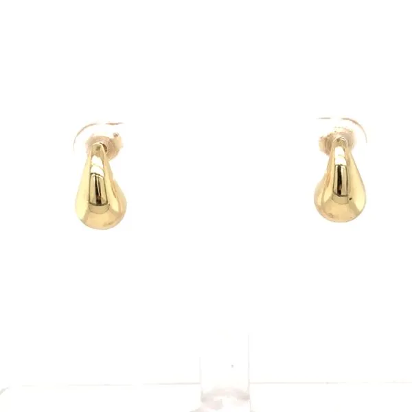 Gold Earrings in 14 Karat Yellow Gold 1.7 Grams Tzfasman Jewelers Brooklyn, NY