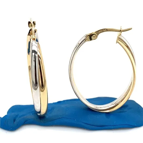 Gold Earrings in 14 Karat Yellow Gold 2.9 Grams Tzfasman Jewelers Brooklyn, NY