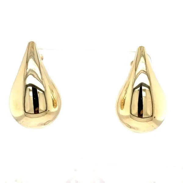 Gold Earrings in 14 Karat Yellow Gold 4.3 Grams Tzfasman Jewelers Brooklyn, NY