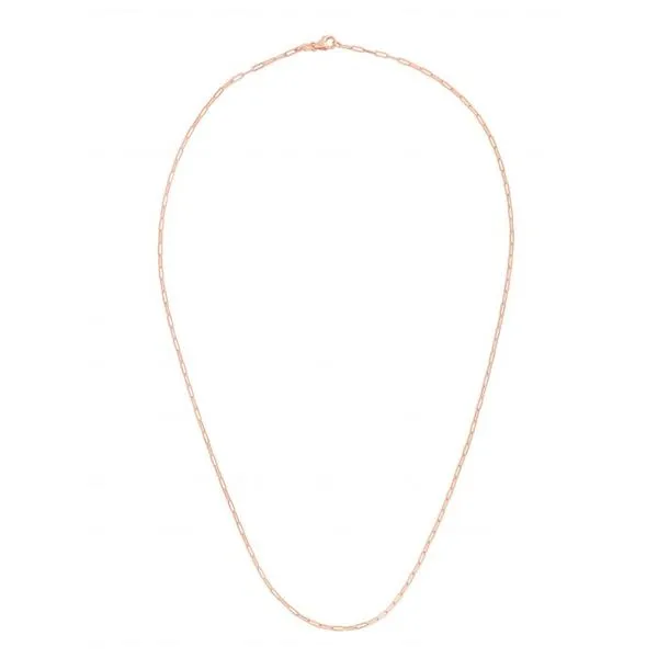 Gold Necklace in 14 Karat Rose Gold 1.74 Grams Tzfasman Jewelers Brooklyn, NY