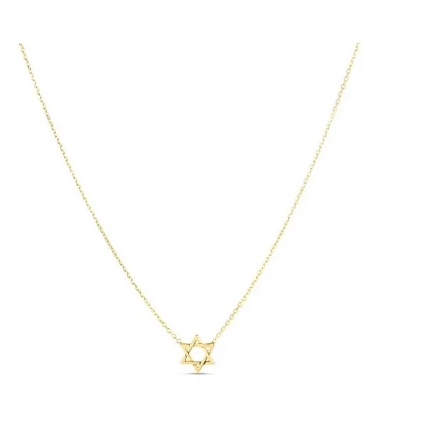 Gold Necklace in 14 Karat Yellow Gold 1.40 Grams Tzfasman Jewelers Brooklyn, NY