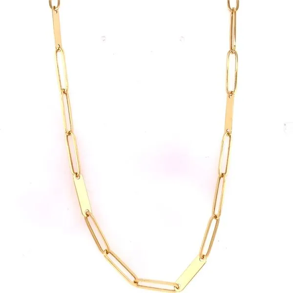 Gold Necklace in 14 Karat Yellow Gold 5.1 Grams Tzfasman Jewelers Brooklyn, NY