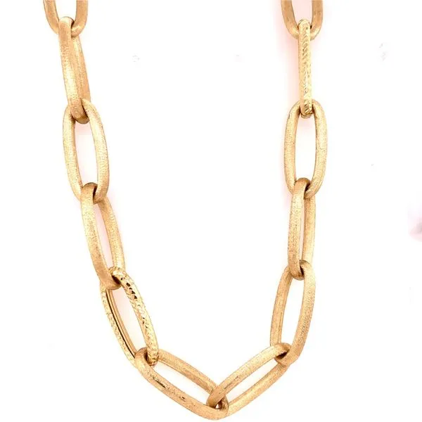 Gold Necklace in 14 Karat Yellow Gold 22.2 Grams Tzfasman Jewelers Brooklyn, NY