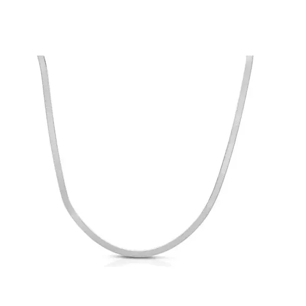Gold Necklace in 14 Karat White Gold 4.20 Grams Tzfasman Jewelers Brooklyn, NY