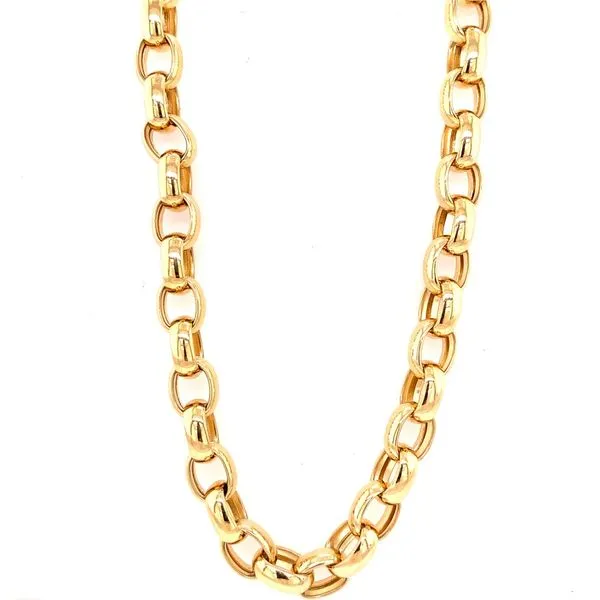 Gold Necklace in 14 Karat Yellow Gold 24.6 Grams Tzfasman Jewelers Brooklyn, NY