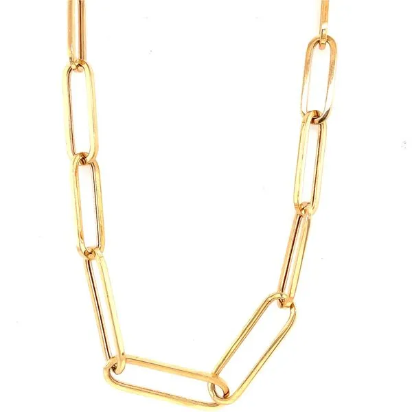 Gold Necklace in 14 Karat Yellow Gold 10 Grams Tzfasman Jewelers Brooklyn, NY