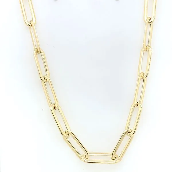Gold Necklace in 14 Karat Yellow Gold 3.50 Grams. Tzfasman Jewelers Brooklyn, NY