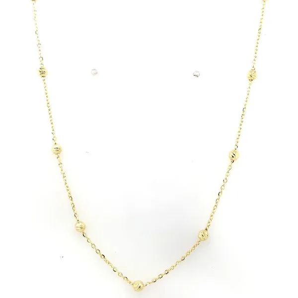 Gold Necklace in 14 Karat Yellow Gold 2.24 Grams Tzfasman Jewelers Brooklyn, NY