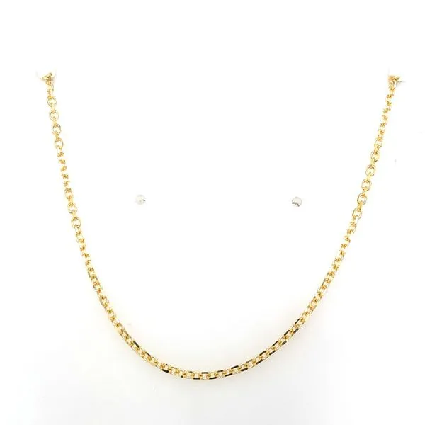 Gold Necklace in 14 Karat Yellow Gold 2.37 Grams Tzfasman Jewelers Brooklyn, NY