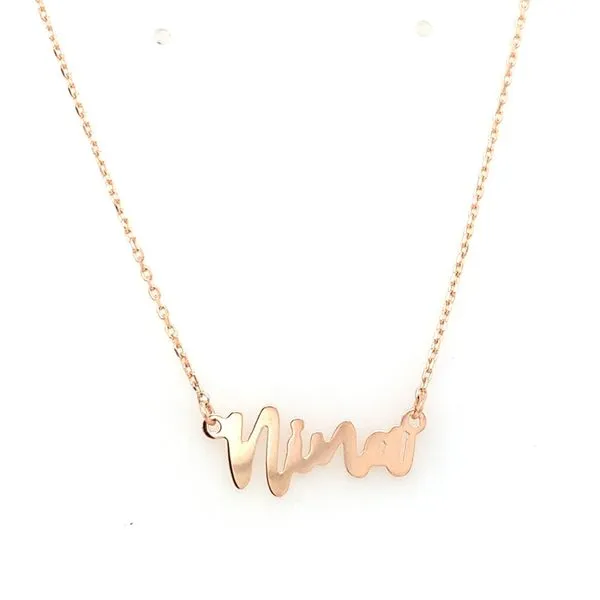 Gold Necklace in 14 Karat Rose Gold Tzfasman Jewelers Brooklyn, NY
