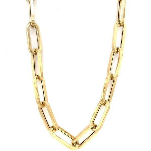 Gold Necklace in 14 Karat Yellow Gold 15.5 Grams Tzfasman Jewelers Brooklyn, NY