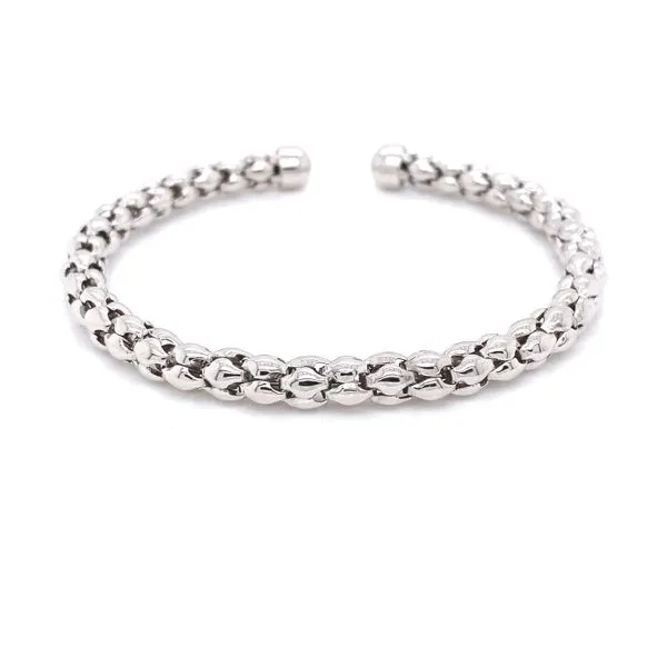 Gold Bracelets in 14 Karat White Gold 11.4 Grams Tzfasman Jewelers Brooklyn, NY