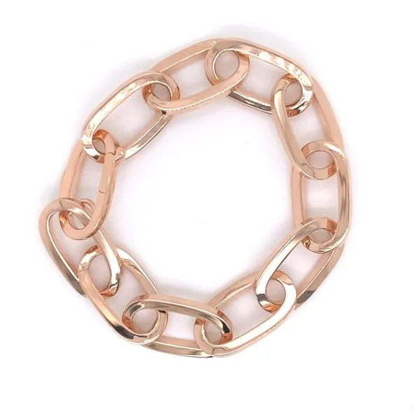 Gold Bracelets in 14 Karat Rose Gold 12.6 Grams Tzfasman Jewelers Brooklyn, NY