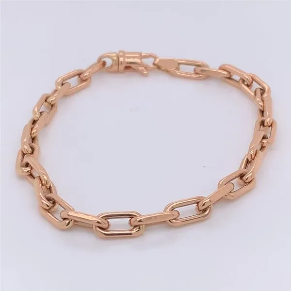 Gold Bracelets in 14 Karat Rose Gold 5.4 Grams Tzfasman Jewelers Brooklyn, NY