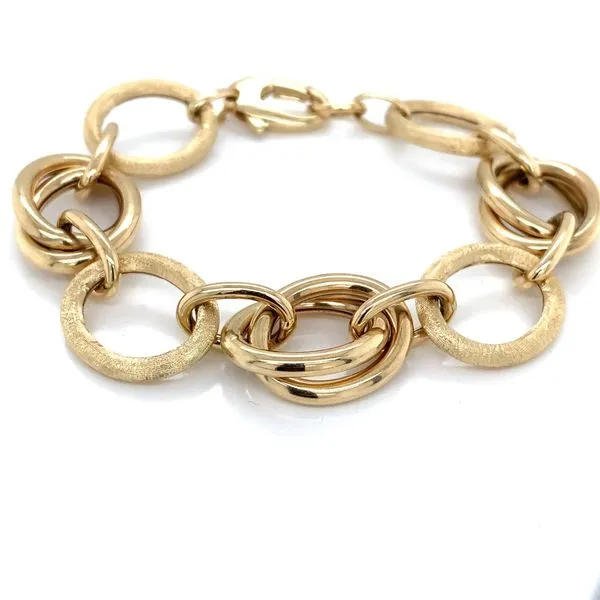 Gold Bracelets in 14 Karat Yellow Gold 15.6 Grams Tzfasman Jewelers Brooklyn, NY